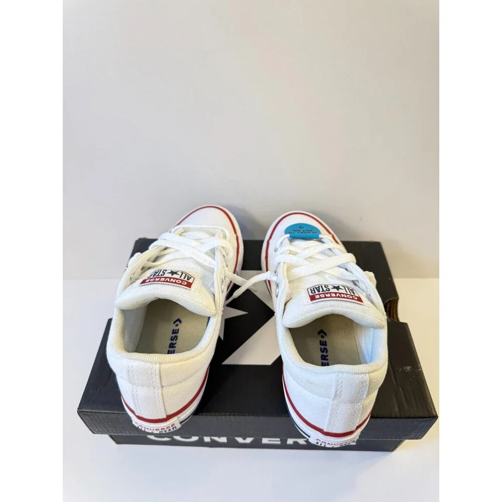 Converse Unisex Chuck Taylor Street White/Garnet/Navy US 1 Little Kid